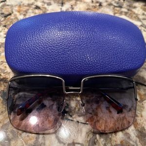 Emilio Pucci Blue Gradient Square Womens’ Sunglasses